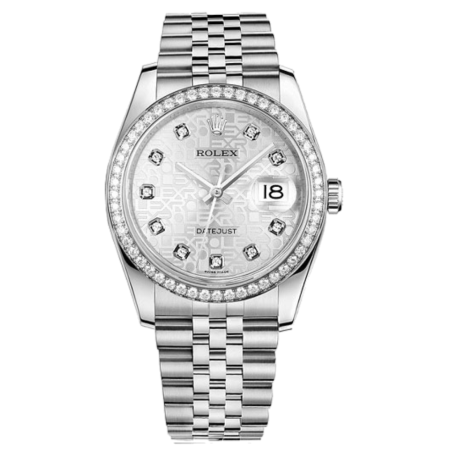 Часы Rolex Datejust 36 Stell and White Gold ТЮНИНГ