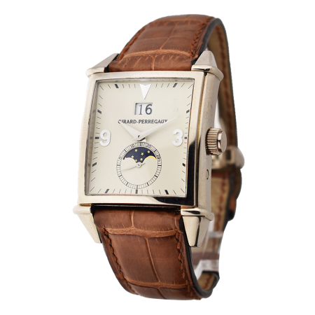 Часы Girard-Perregaux Vintage 1945 King Size Large Date Moon Phases 25800-53-851-BA6A