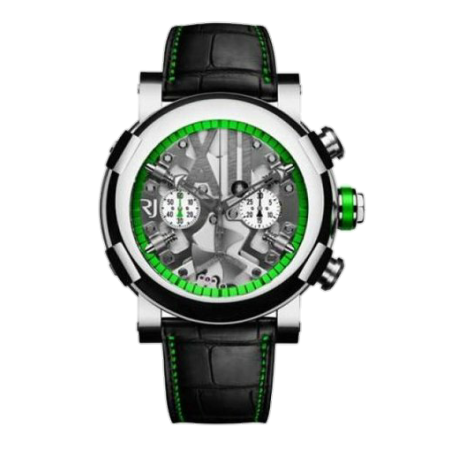 Часы Romain Jerome Sea Titanic Inside Steampunk Chrono Steampunk Chrono Green Limited edition of 99 pieces RJ.T.CH.SP.005.07