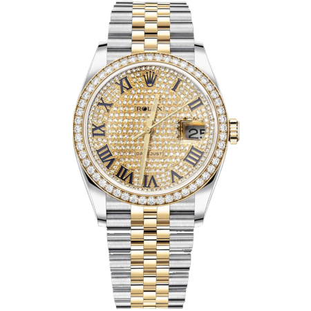 Часы Rolex Datejust 36 mm Steel and 18-к Yellow Gold 116233
