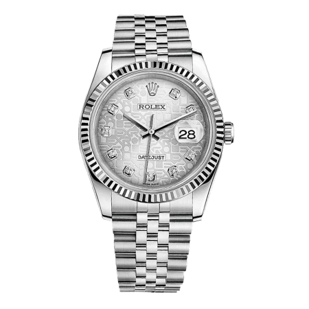 Часы Rolex Datejust 36mm Steel and White Gold 116234-0087