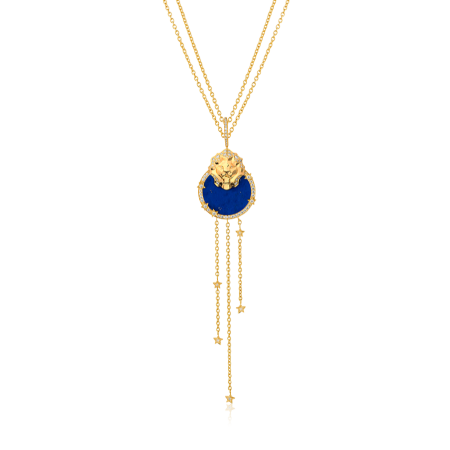 Колье Chanel длинное lion médaille Арт. J11369