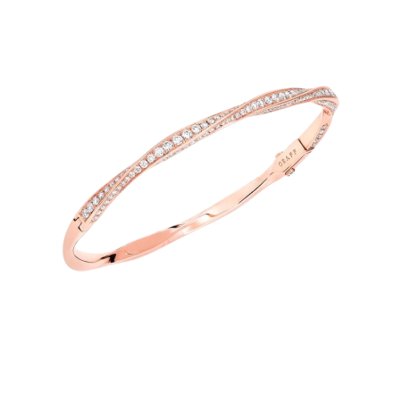 Браслет Graff Spiral Pavé Diamond Bangle RGB349