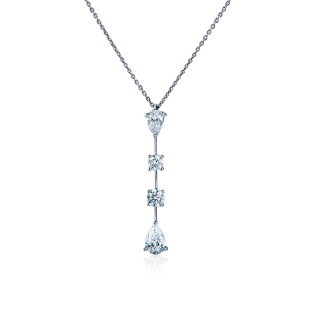Подвеска Graff Classic pershape and round Diamond strand pedant