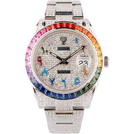 Часы Rolex DATEJUST41 мм Rainbow