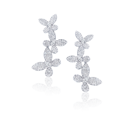 Серьги Graff BUTTERFLY PAVE RGE836