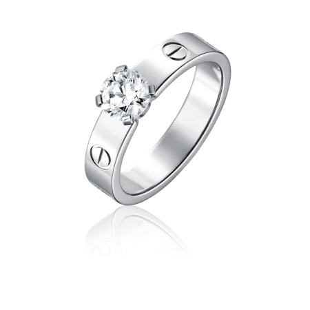 Кольцо с бриллиантом Cartier LOVE SOLITAIRE BRILLIANT-CUT DIAMOND 0,5ct N4723700