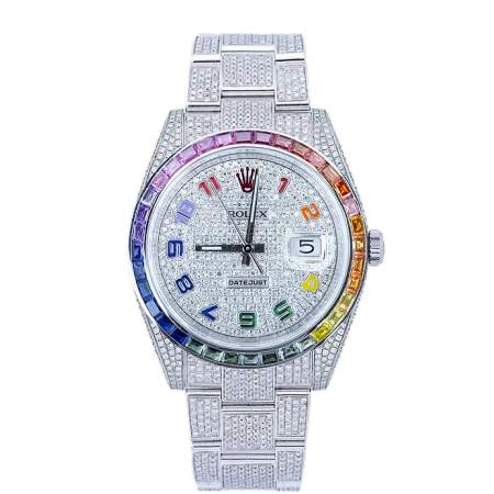 Часы Rolex Datejust 36mm Rainbow 126200 Тюнинг.