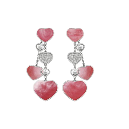 Серьги Chopard HAPPY HEARTS NAKED HEART FOUNDATION 83A482-1906