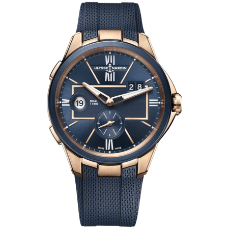 Часы Ulysse Nardin Executive Dual Time 42mm 242-20/43