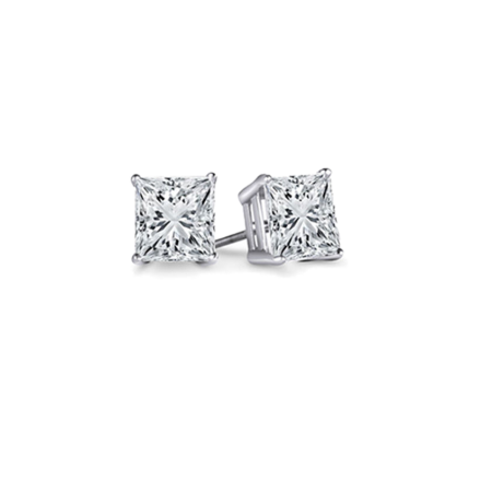 Серьги Graff PRINCESSE CUT DIAMOND EARRINGS 1.00 CT E/VS1 - 1.00 CT E/VS1