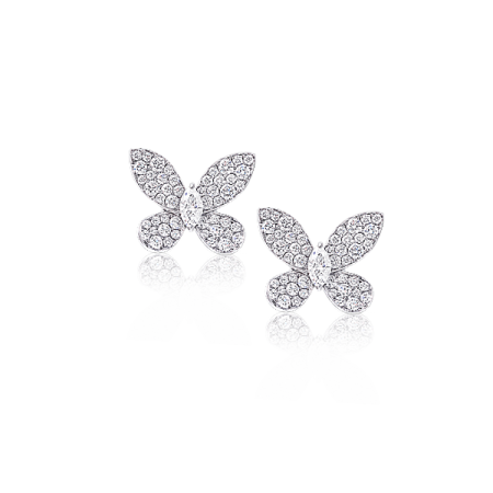 Серьги Graff DIAMOND PAVE BUTTERFLY EARRINGS