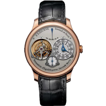 Часы F.P. Journe Souveraine Tourbillon Souverain RG-Silver-Croco