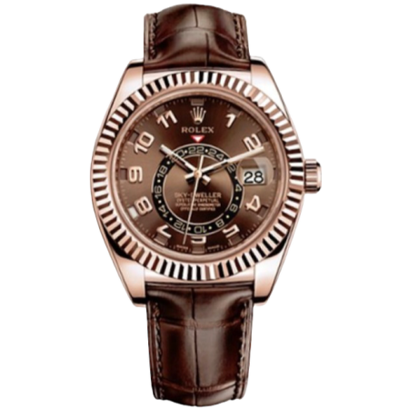 Часы Rolex Sky-Dweller 42mm Everose Gold 326135 Chocolate