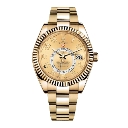 Часы Rolex Sky-Dweller 42mm Yellow Gold 326938 Champagne