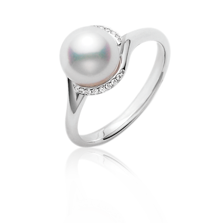 Кольцо Mikimoto Classic арт. MRA 10017 ADXW