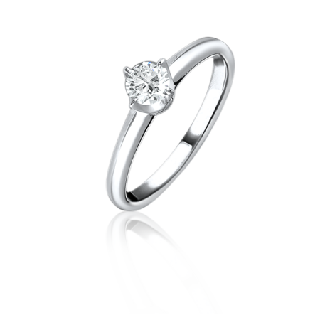 Кольцо с бриллиантом Chaumet помолвочное 0 31 карат.