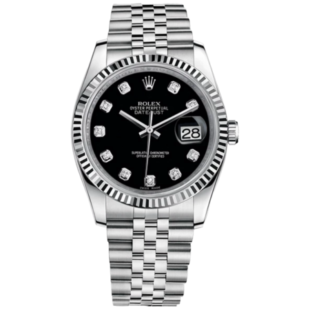 Часы Rolex Datejust 36mm Steel and White Gold 116234-0083