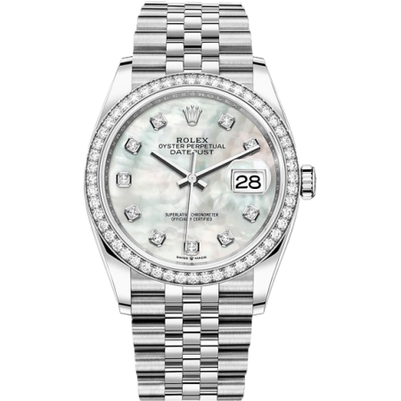 Часы Rolex Datejust 36mm Steel and White Gold тюнинг