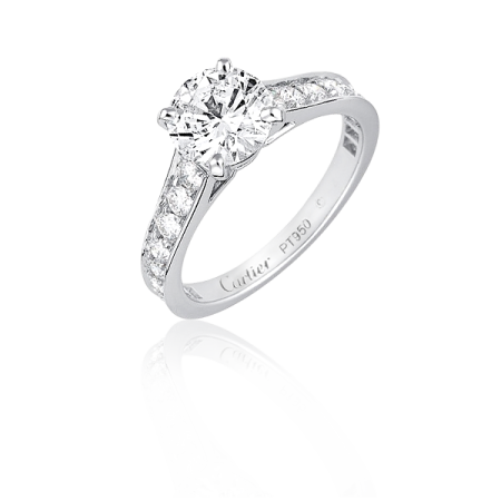 Кольцо с бриллиантом Cartier 0.70ct N4161649