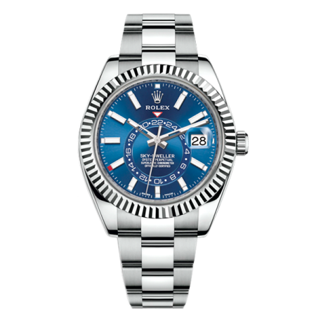 Часы Rolex SKY-DWELLER 42MM STEEL AND WHITE GOLD