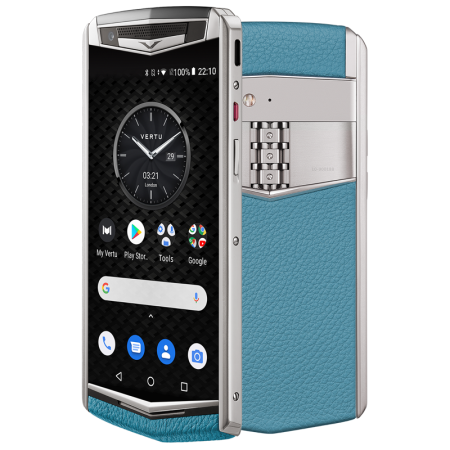 Телефон Vertu ASTER P BAROQUE TITANIUM GENTLEMAN BLUE