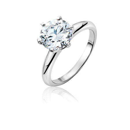 Кольцо No name с бриллиантом 2.01ct D/VS2