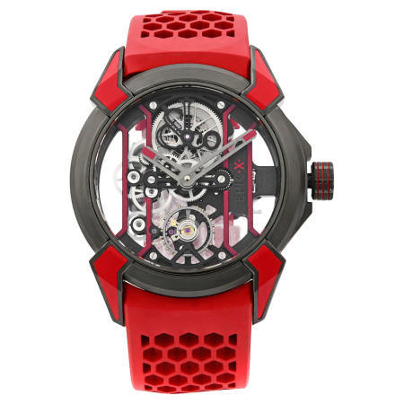 Часы JACOB and Co. Epic X Skeleton Titanium Red Hand-Wind EX100.21.RR.PY.A