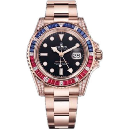 Часы Rolex GMT Master II 40mm Everose Gold 126755SARU