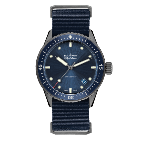 Часы Blancpain Fifty Fathoms Bathyscaphe 5000-0240-NAOA