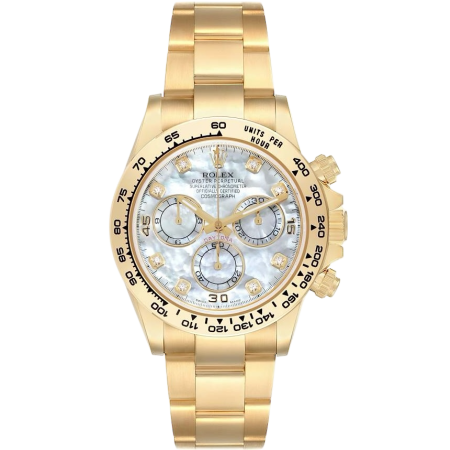 Часы Rolex Cosmograph Daytona Yellow Gold 116528 Mother of Pearl