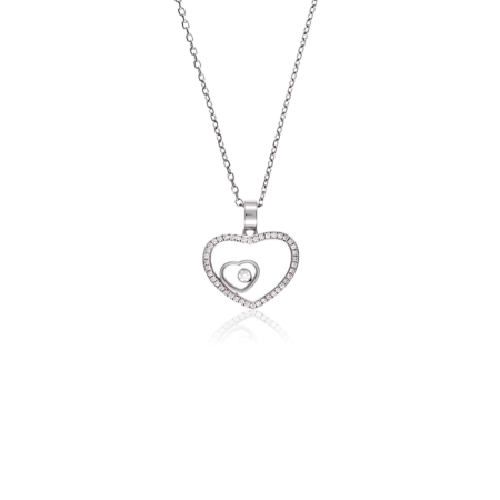 Подвеска Chopard Happy Hearts Diamond Pendant 797482-1002