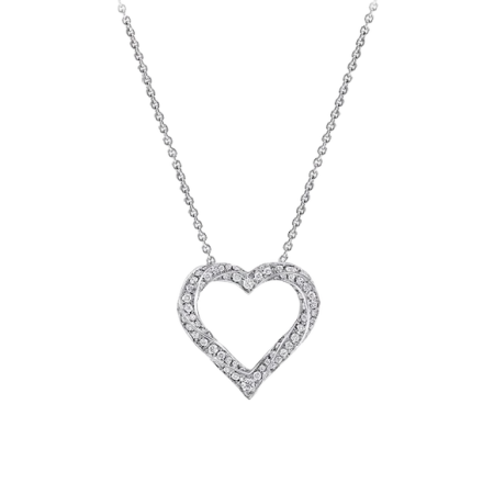Подвеска Graff SPIRAL HEART SILHOUETTE PAVÉ DIAMOND PENDANT RGP691