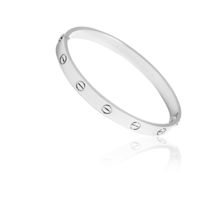 Браслет Cartier LOVE BRACELET WHITE GOLD 1993