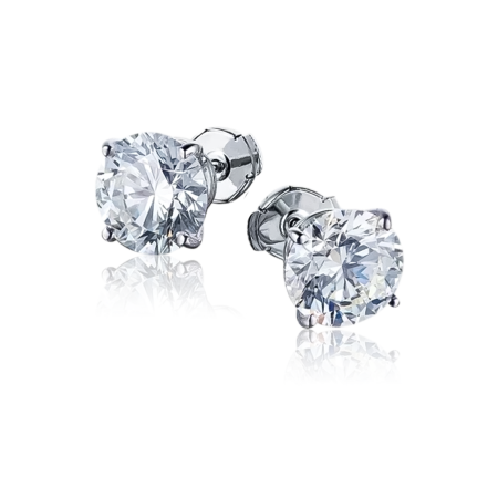 No name ROUND DIAMONDS 1.50-1.50ct H/SI1 EARRINGS (GIA)