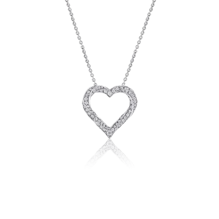 Подвеска Graff SPIRAL HEART SILHOUETTE PAVÉ DIAMOND PENDANT RGP691