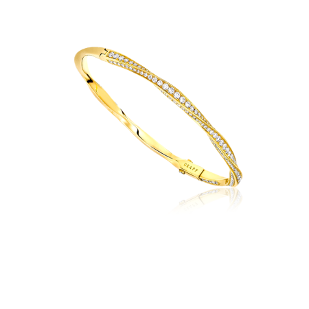 Браслет Graff Spiral Pavé Diamond Bangle