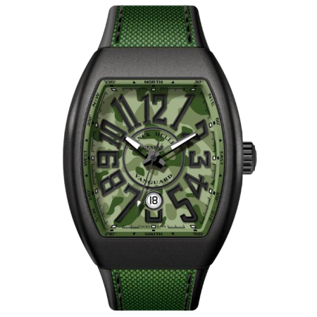 Часы Franck Muller Vanguard Camouflage V 45 SC DT CAMOU GRNR MC.TT