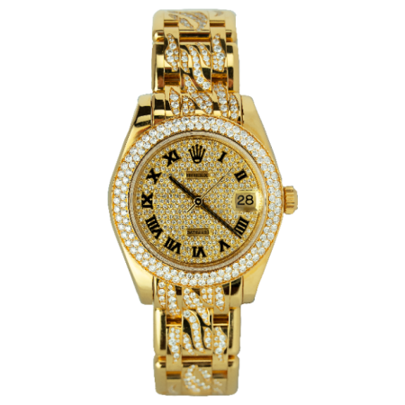 Часы Rolex PEARLMASTER 34 MM YELLOW GOLD 81338