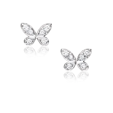 Серьги Graff Pavé Butterfly Diamond Petite Stud Earrings RGE1563