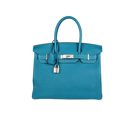 Сумка Hermes Birkin 30 cm Verso Togo Bosphore/Blue ocean.