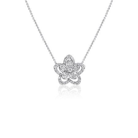 Graff Wild Flower Diamond Pendant