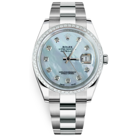 Часы Rolex Datejust 36mm Steel and White Gold 126200 Тюнинг.