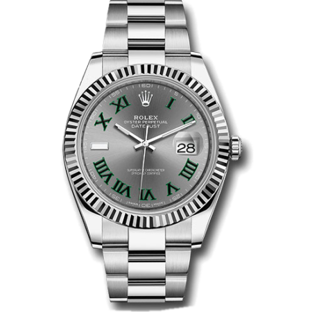 Часы Rolex DATEJUST 41 MM OYSTERSTEEL AND WHITE GOLD