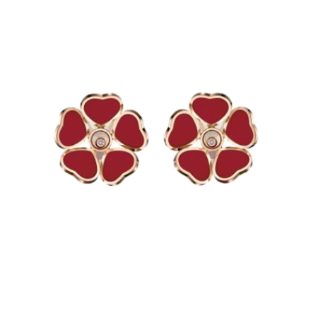 Серьги Chopard HAPPY HEARTS FLOWERS 84A085-5811