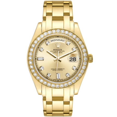 Часы Rolex Day-Date Special Edition Yellow Gold Masterpiece Ladies 18948 CHD