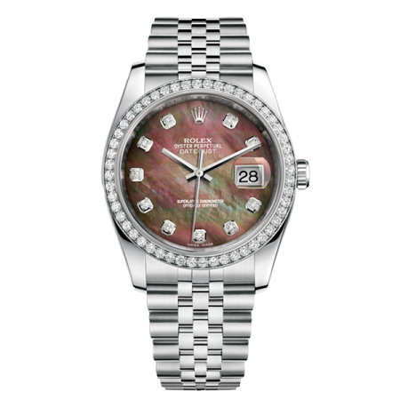 Часы Rolex DATEJUST 36 MM STEEL WHITE GOLD AND DIAMONDS