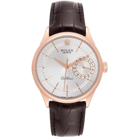 Часы Rolex Cellini Date Silver Dial 18K Rose Gold 50515