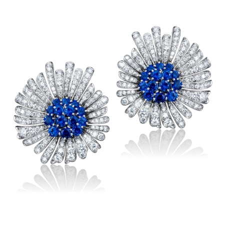 Серьги Van Cleef & Arpels HIGHT JEWELLERY FLOWER SAP EARRINGS VCARA09700