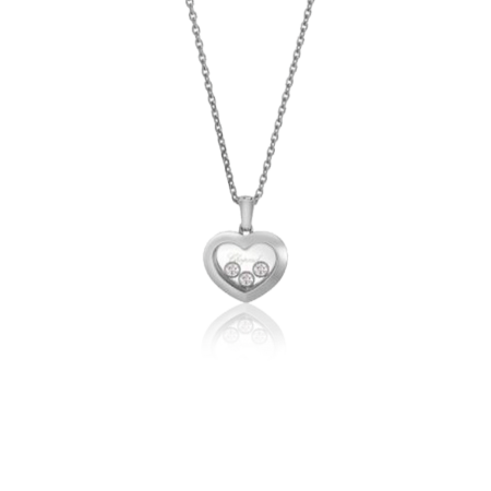 Подвеска Chopard HAPPY DIAMONDS 18K WHITE GOLD AND DIAMONDS 79A611-1001